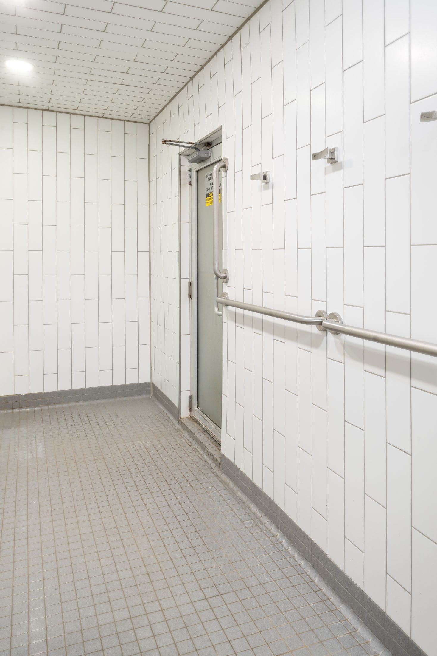 The steam room