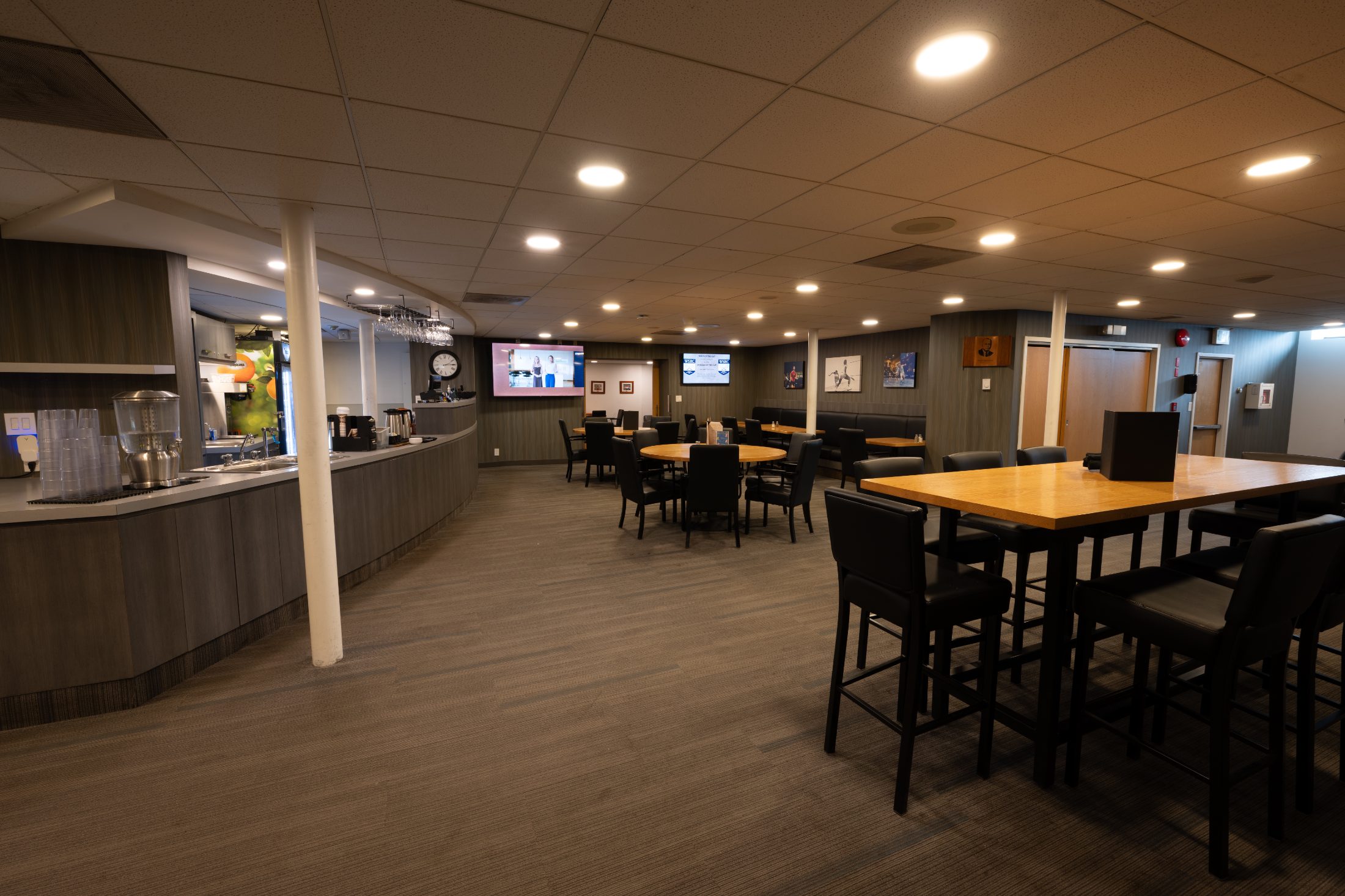 The members' lounge and bar