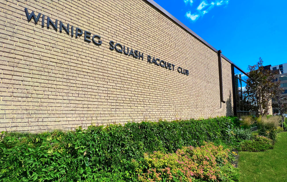 Winnipeg Squash Racquet Club Building Exterior (Summer)